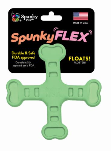 Spunky Pup Dog Toys SpunkyFlex Cross Bone - Made In USA ˥å