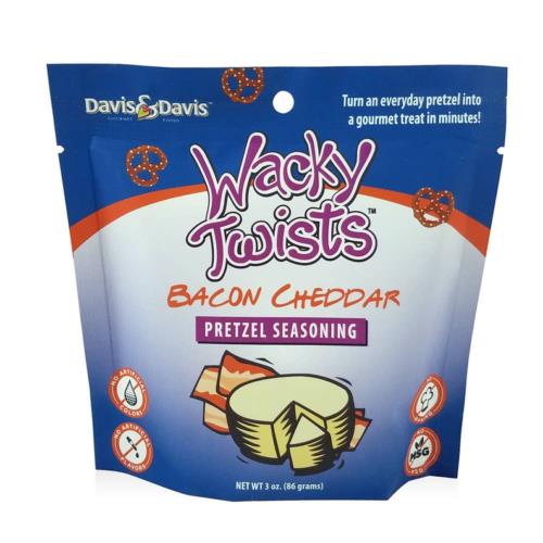 Davis & Davis Gourmet Foods LLC  Bacon Cheddar Wacky Twists