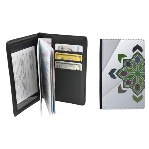 Pink Box Accessories Mandala Passport Wallet With Multiple Slots 