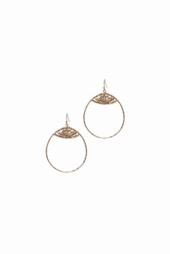 楽天サンガA Blonde and Her Bag Gold Wire Beaded Hoop Earring ユニセックス