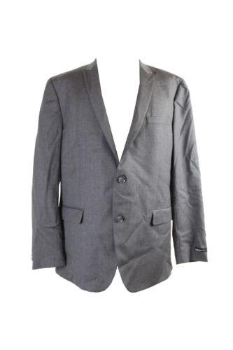 BarIII Bar Iii Grey Slim-Fit Pindot Jacket 46R メンズ