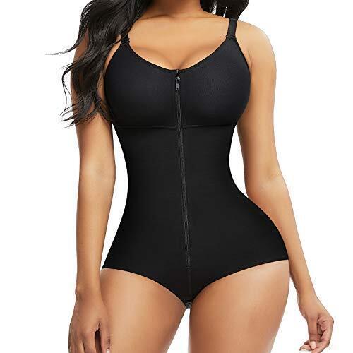 FeelinGirl Women Shapewear Bodysuit Tummy Control Fajas Body Shaper for Women レディース