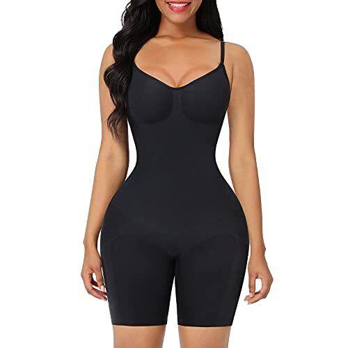 FeelinGirl Butt Lifter Bodysuit Body Shaper Tummy Control Shapewear Plus Size レディース