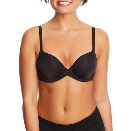 メイデンフォーム Maidenform One Fab Fit Underwire Modern Demi Bra Convertible Straps Black 36C レディース