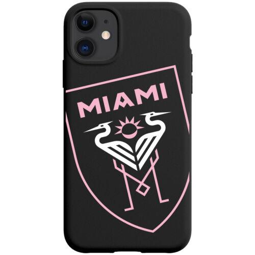 Kas Brand Black Inter Miami CF iPhone Tilted Shield Matte Case ユニセックス