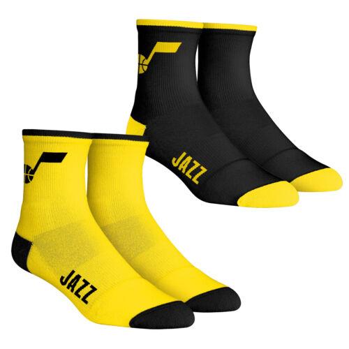 ロックイーエム Men's Rock Em Socks Utah Jazz Core Team 2-Pack Quarter Length Sock Set メンズ