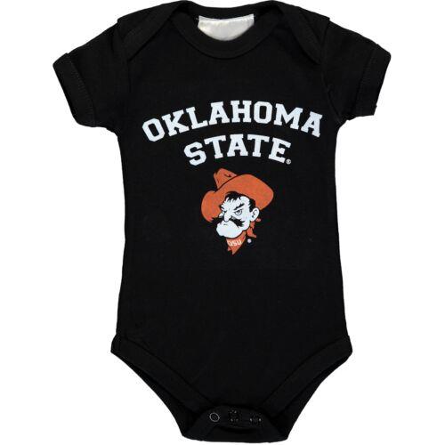 Two Feet Ahead アヘッド Infant Black Oklahoma State Cowboys Arch & Logo Bodysuit ユニセックス