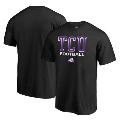 2023/12/25 Men 039 s Fanatics Black TCU Horned Frogs True Sport Football T-Shirt メンズ