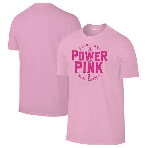 楽天サンガWeezabi ウィーザビ Unisex Pink Alabama Crimson Tide Power of Pink Breast Cancer T-Shirt ユニセックス