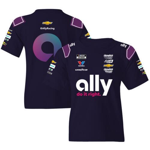 ヘンドリック モータースポーツ Youth Hendrick Motorsports Team Collection Purple Alex Bowman Ally Uniform ユニセックス