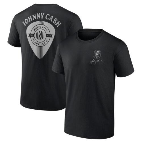 楽天サンガMen's Fanatics Black Nashville SC Johnny Cash Music City T-Shirt メンズ