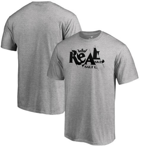 楽天サンガ2023/12/25 Men's Fanatics Heathered Gray Real Salt Lake League Trend T-Shirt メンズ