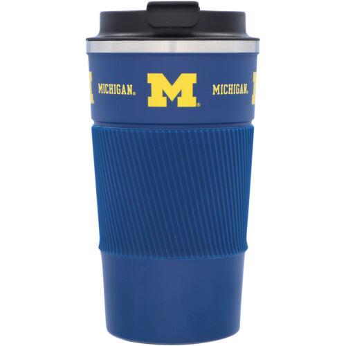 The Memory Company ザ メモリー カンパニー Michigan Wolverines 18oz Coffee Tumbler with Silicone Grip ユニセックス