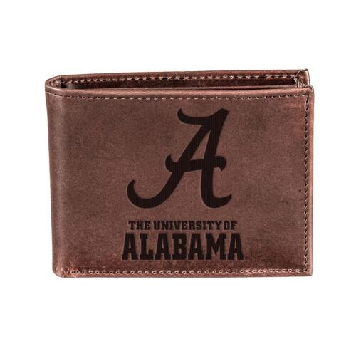 楽天サンガEvergreen Enterprises エバーグリーン エンタープライズ Brown Alabama Crimson Tide Bifold Leather Wallet ユニセックス