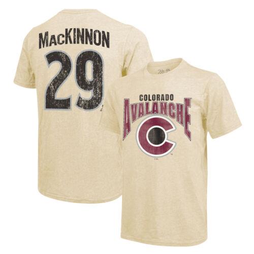 楽天サンガマジェスティック Men's Majestic Threads Nathan MacKinnon Cream Colorado Avalanche Dynasty Name & メンズ