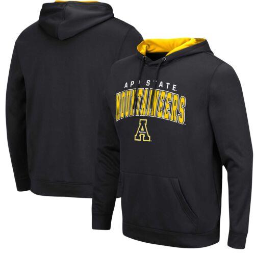 コロセウム Men's Colosseum Black Appalachian State Mountaineers Resistance-Pullover Hoodie メンズ