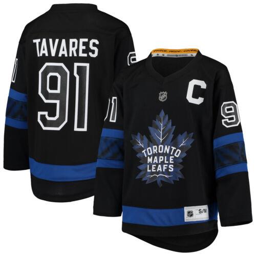 Outerstuff アウタースタッフ Youth John Tavares Black Toronto Maple Leafs Alternate Replica Player Jersey ユニセックス