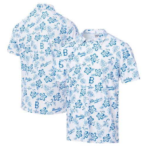 レインスプーナー Men's Reyn Spooner White Brooklyn Dodgers Cooperstown Collection Performance メ..