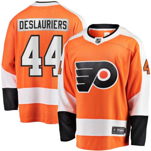 Men's Fanatics Nicolas Deslauriers Orange Philadelphia Flyers Home Breakaway メンズ