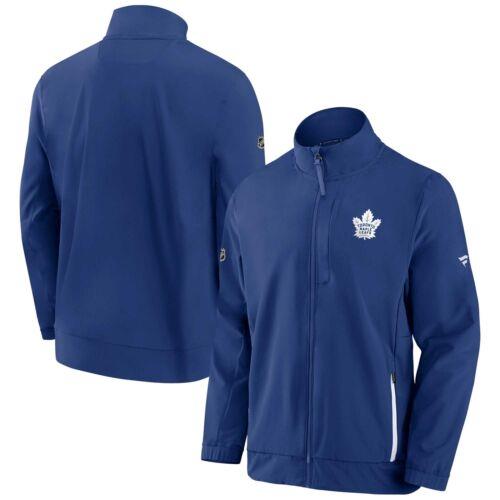 Men's Fanatics Blue Toronto Maple Leafs Authentic Pro Rink Coaches Full-Zip メンズ