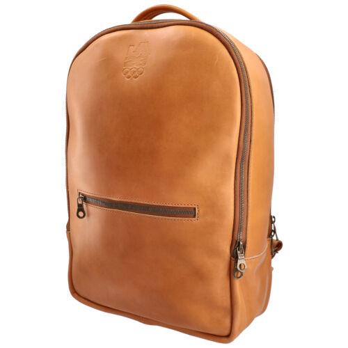 Parker Clay Brown LA28 Atlas Leather Backpack レディース