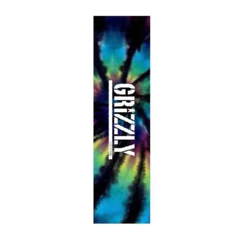 楽天サンガグリズリー Grizzly Griptape Tie Dye Stamp Skateboard Deck Grip Tape （Black） Griptape ユニセックス