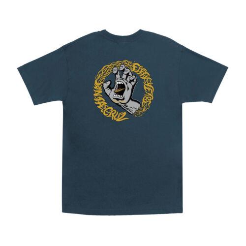 サンタ クルーズ Santa Cruz Skateboards Screaming 50 Short Sleeve Tee (Harbor Blue) T-Shirt メンズ