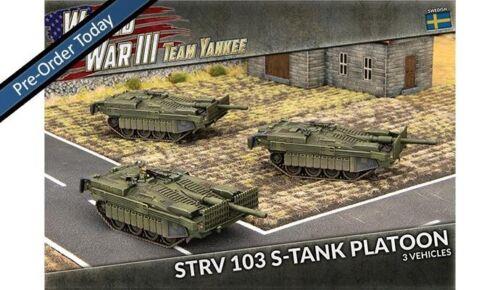 Battlefront Miniatures Strv 103 S-tank Platoon Swedish (x3 Plastic) WWIII Team Yankee