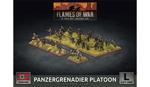 Battlefront Miniatures Panzergrenadier Platoon German Late War Flames of War NEW