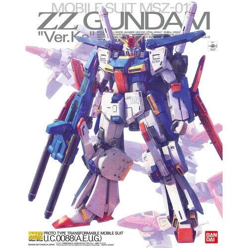 MG 1/100 ZZ Gundam Ver Ka Model Kit Bandai Hobby