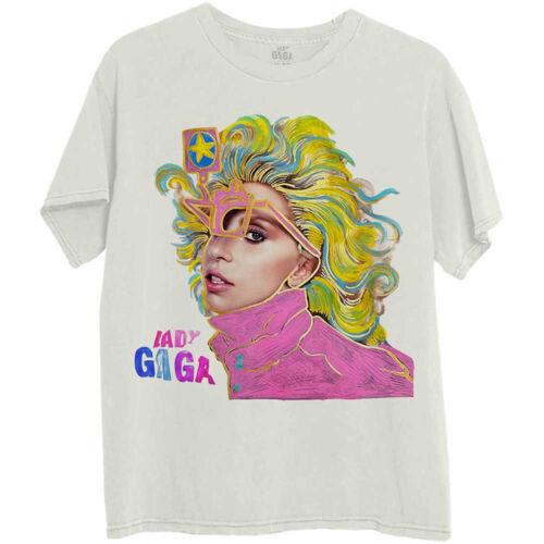 レディー ガガ Lady Gaga - Colour Sketch - Natural t-shirt メンズ