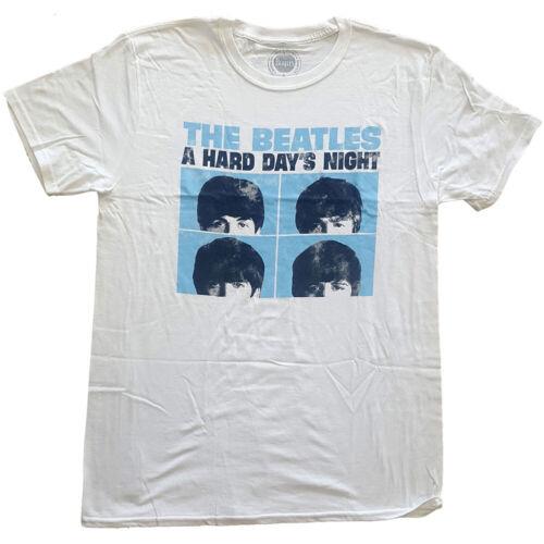 The Beatles - Hard Days Night Pastel - XL White T-shirt メンズ