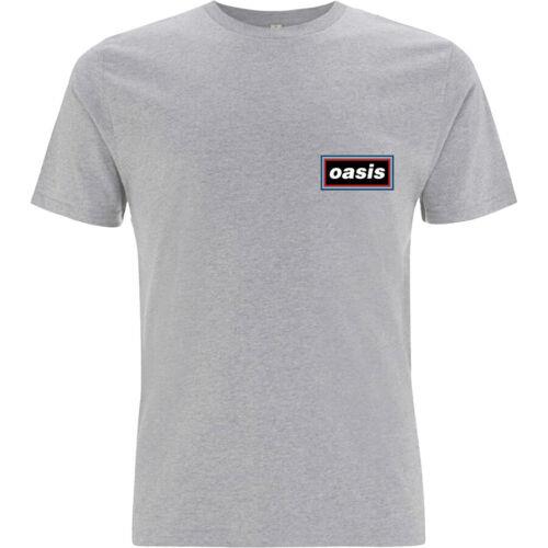 Oasis-Liam Gallagher オアシス Oasis - Lines - Grey t-shirt メンズ
