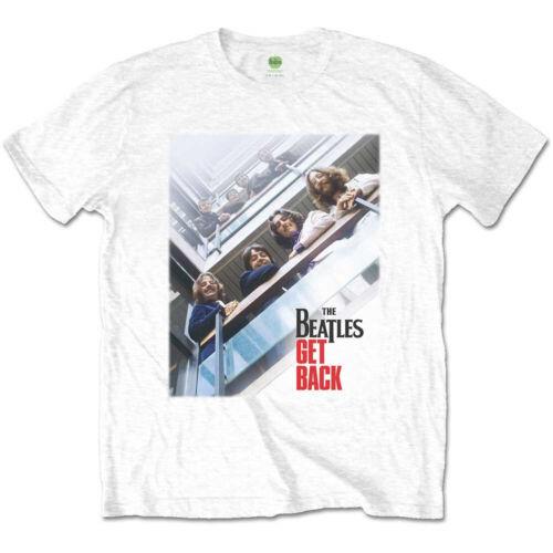 The Beatles - Get Back Poster - White T-shirt メンズ