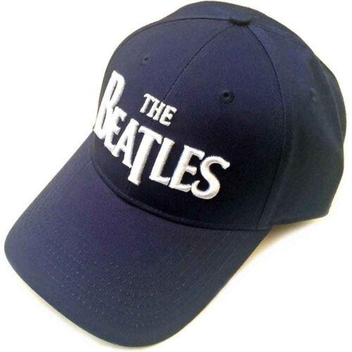 Rock Off The Beatles - Drop T Logo - Navy Blue OSFA Baseball Cap メンズ