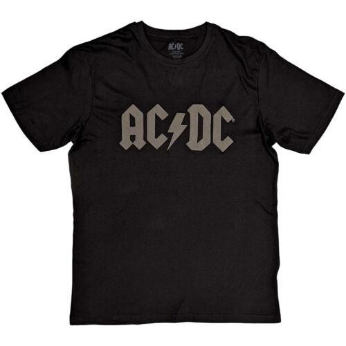 AC/DC - Hi Build Logo - Black t-shirt メンズ