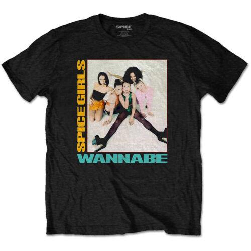 Spice Girls - Wannabe -Black T-shirt メンズ
