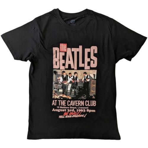 The Beatles-Rubber Soul- ソウル The Beatles - Cavern - Black T-shirt メンズ