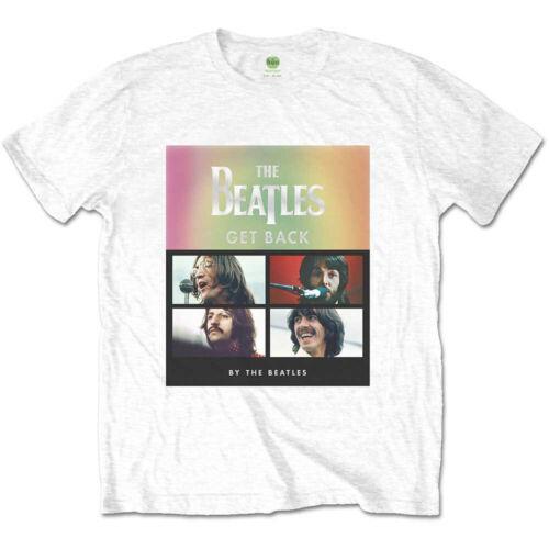 The Beatles - Album Faces Gradient - White T-shirt メンズ