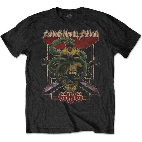 Black Sabbath-Bloody Sabbath 666 - Black t-shirt メンズ