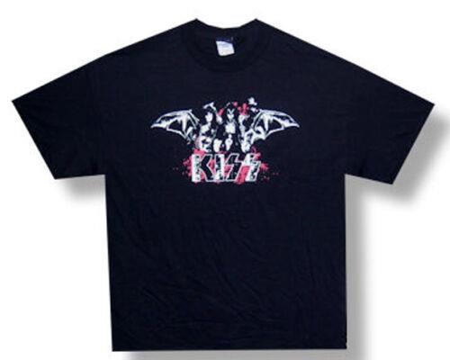 Anvil Kiss-Batwings-Group-X-Large Black T-shirt メンズ