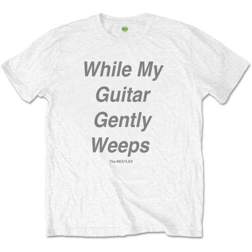 Bravado The Beatles - While My Guitar Gently Weeps - White t-shirt メンズ