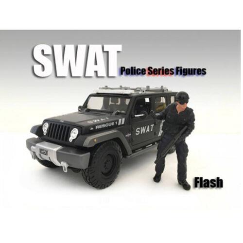 American Diorama Figure SWAT Team Flash For 1:24 Scale Models Blister Pack