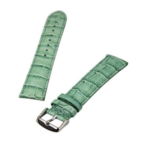 deBeer ディビール Debeer Watch Strap 22 mm Wide Light Green Crocodile Leather BDB-33-22L20-07