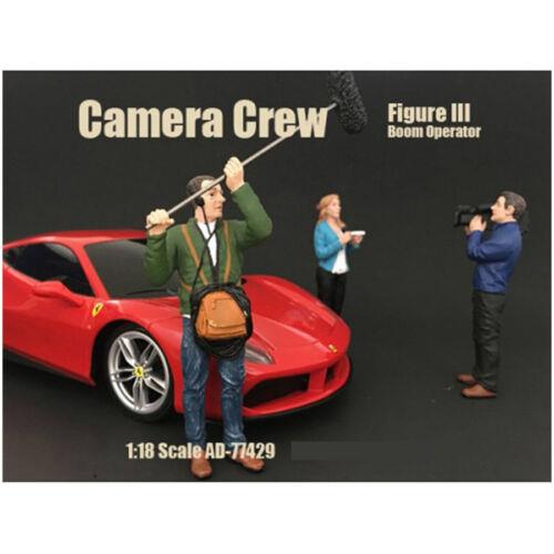 American Diorama Figure III Camera Crew Boom Operator For 1:18 Scale Models