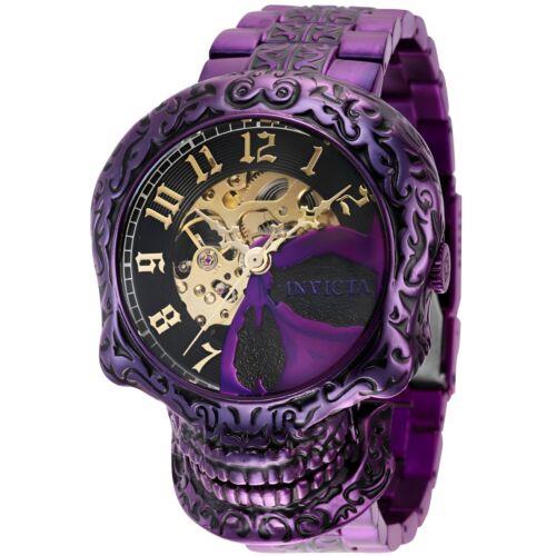 Invicta Men's Watch Artist Automatic Skull Skele