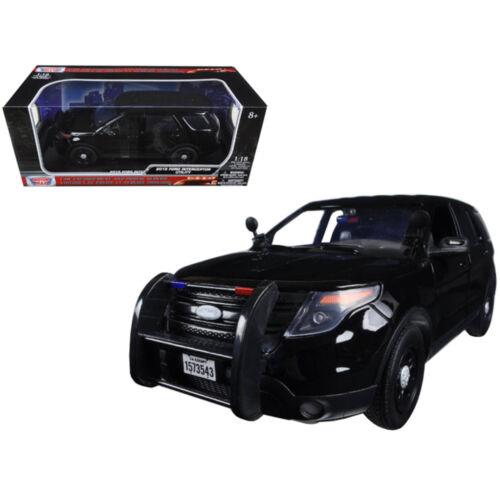 Motormax 1/18 Diecast Car 2015 Ford Police Inter