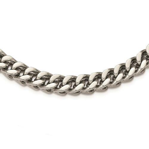 Chisel Stainless Steel Heavy Wheat 24in Necklace ユニセックス