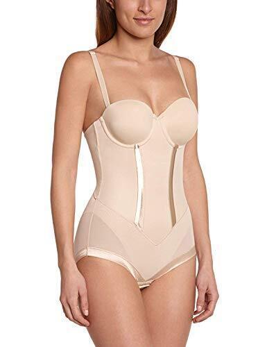 メイデンフォーム New ListingMaidenform womens Shaper With Built-in Bra Anti-static bodysuit Latte 38B レディース