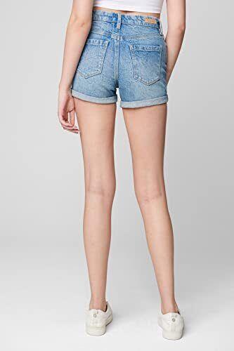 ブランクNYC [BLANKNYC] Womens Denim Cuffed Five Pocket Mom Shorts Comfortable & Stylish So レディース